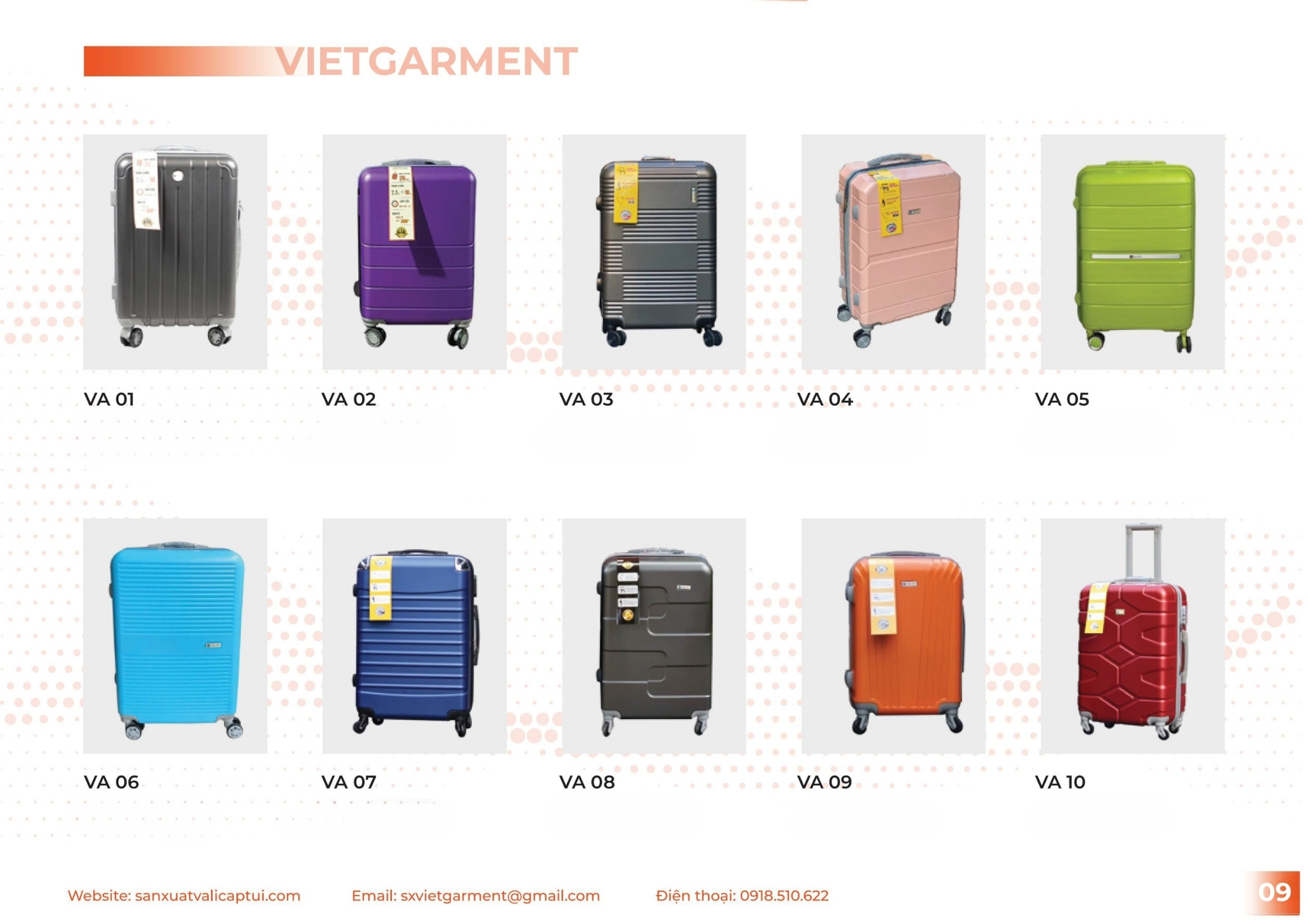 Giải pháp vali nhựa