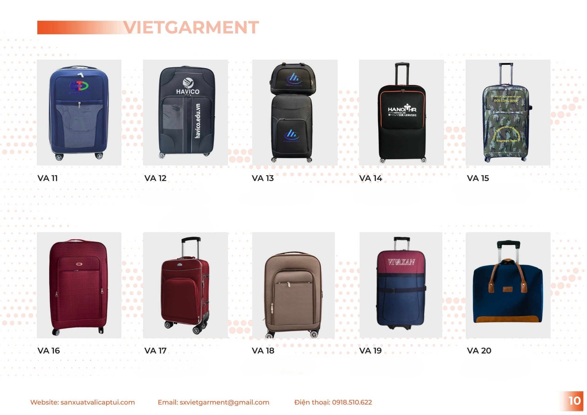 Giải pháp vali kéo vải