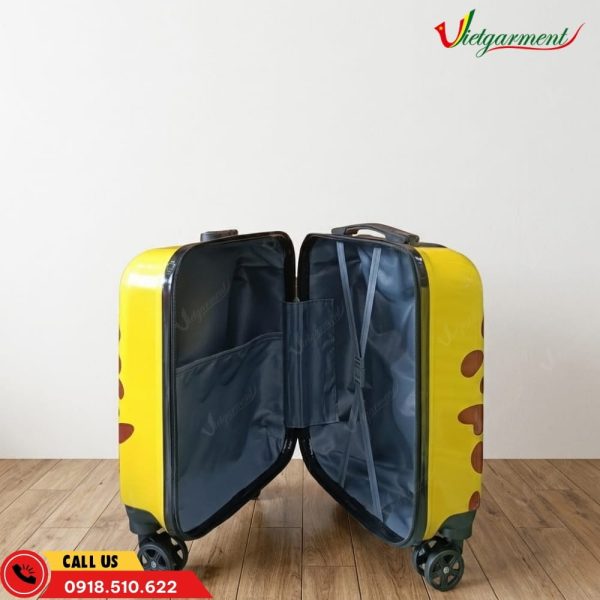 Vali Trẻ Em Hình Hươu Cao Cổ Màu Vàng 8 vali tre em hinh huou vang cao cap