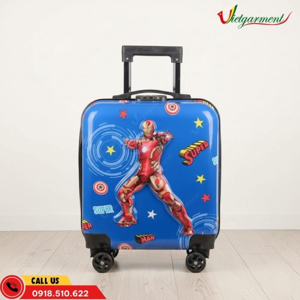 Vali Trẻ Em In Hình Siêu Nhân IRON MAN 7 vali tre em in hinh sieu anh hung iron man