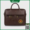 Cặp da màu nâu in logo Đảng bộ BĐBP tỉnh Đồng Tháp