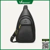 Túi đeo chéo nam dập logo D&H