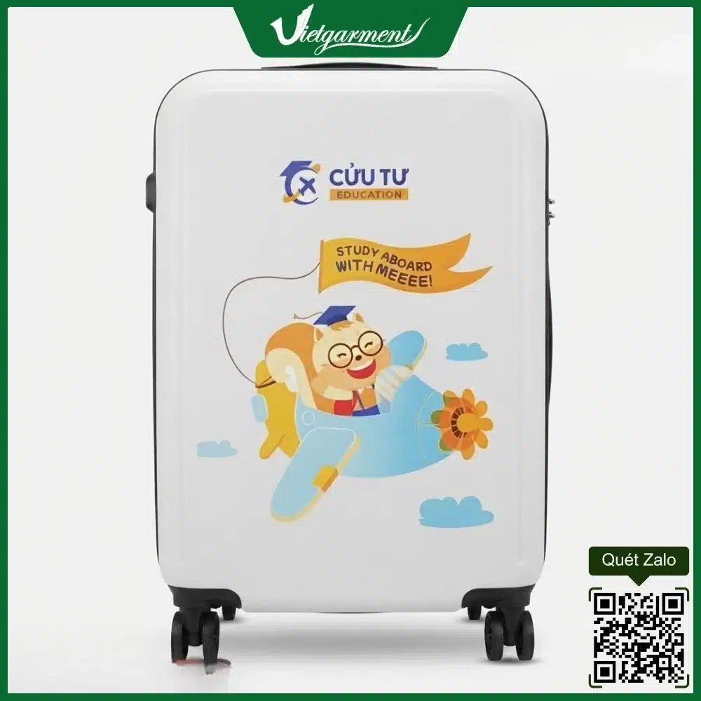 Vali in logo Trung tâm Du học Cửu Tư