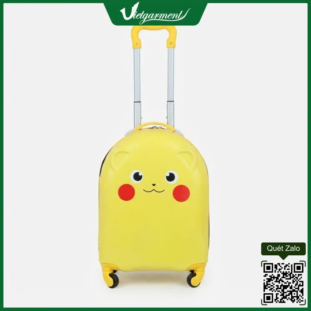Vali trẻ em màu vàng Pikachu