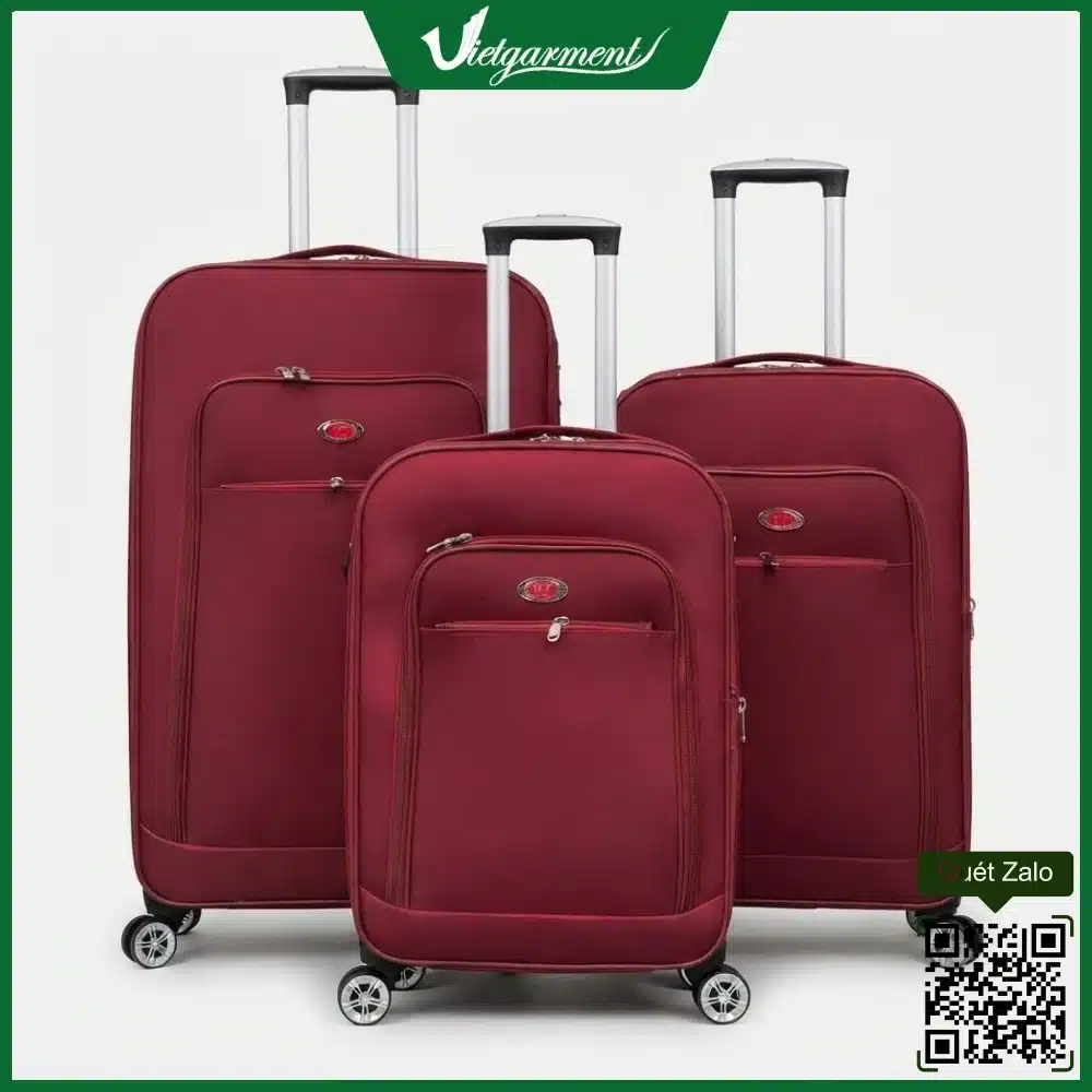 Vali Vải Dù Size 28 Inch Đi Du Học, Xuất Khẩu Lao Động 3 Vali vải dù size 28