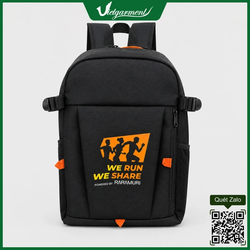 Balo Thể Thao In Logo We Run We Share Powered By Raramuri