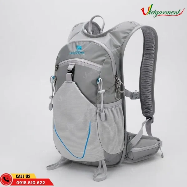 Balo du lịch 12L siêu nhẹ màu xám