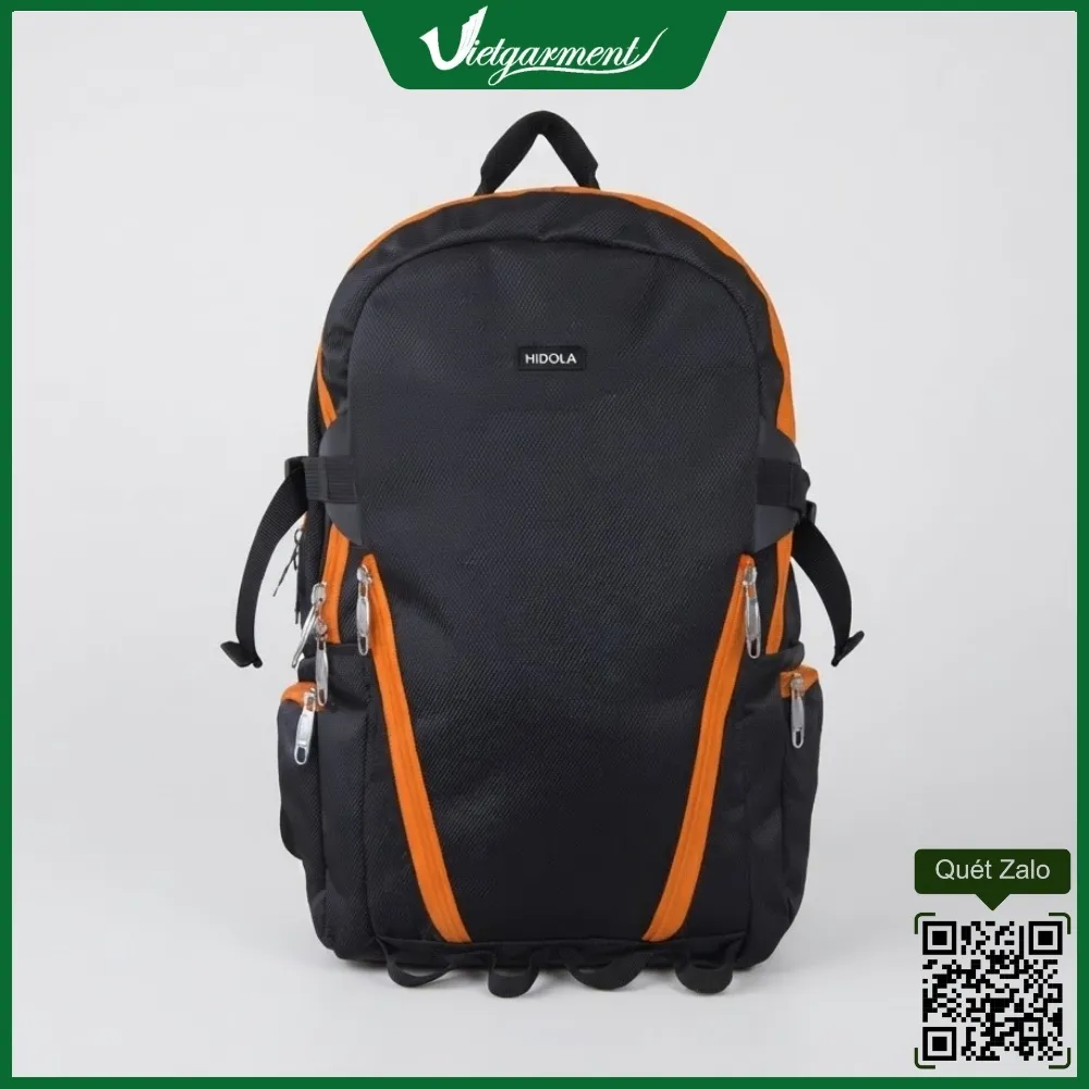 Balo du lịch dung tích 35L viền cam