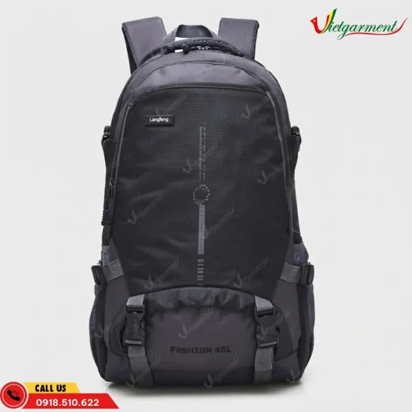 Balo du lịch dung tích 45L màu đen