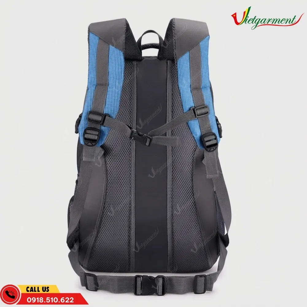 Balo du lịch dung tích 45L màu xanh dương