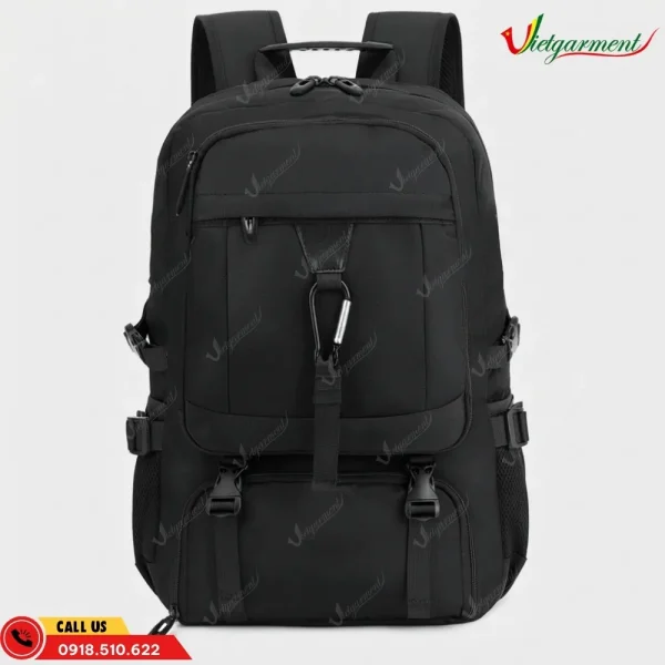 Balo du lịch 50L màu đen rộng rãi