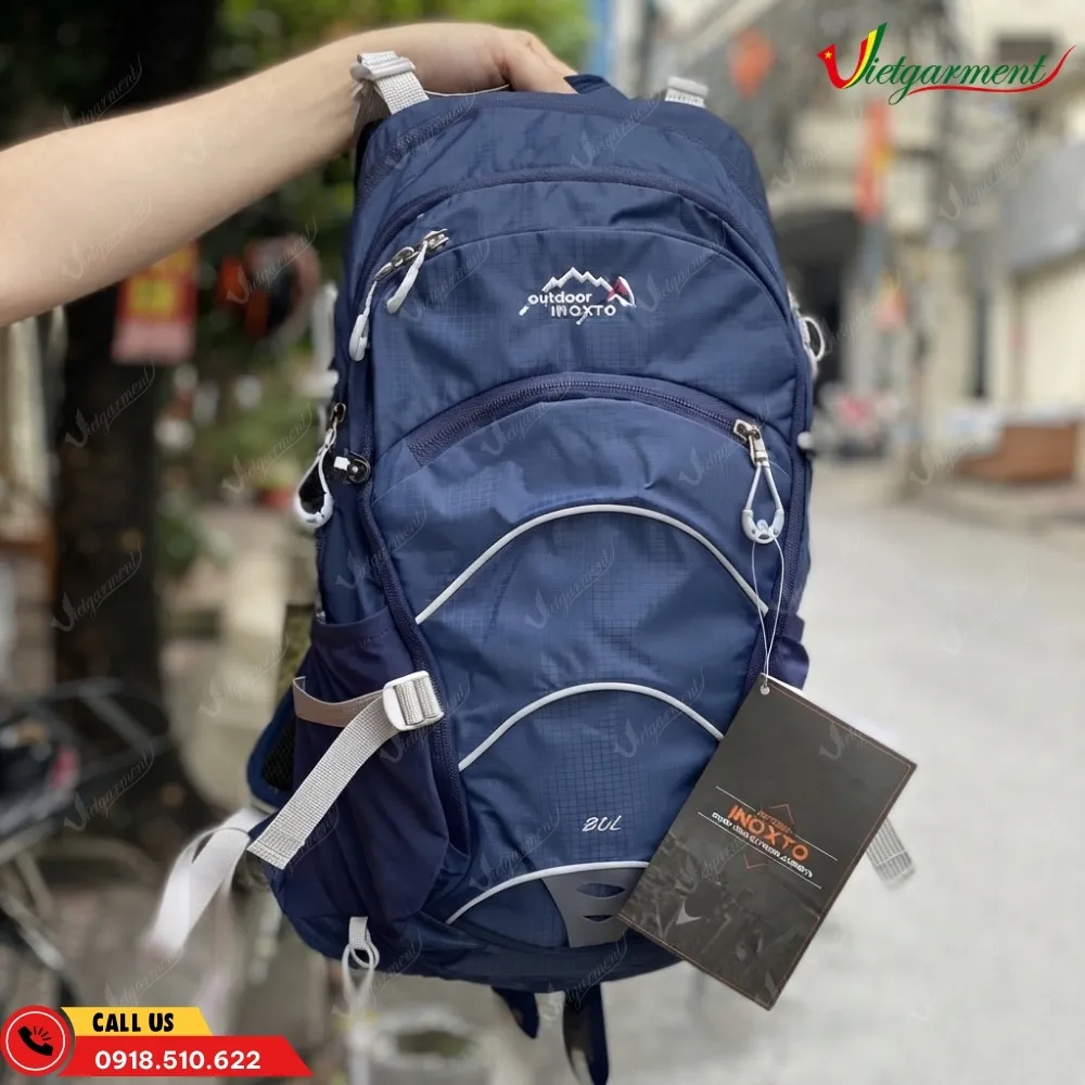 Balo du lịch khung trợ lực 20L màu xanh dương