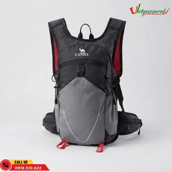 Balo du lịch siêu nhẹ dung tích 12L màu đen