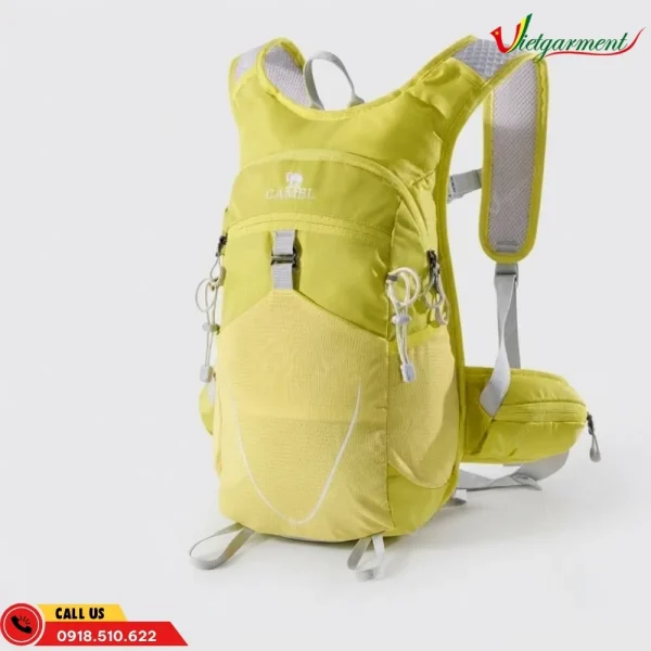 Balo du lịch siêu nhẹ dung tích 12L màu vàng