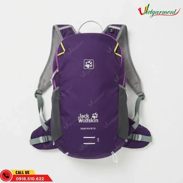 Balo trekking siêu nhẹ dung tích 12L màu tím
