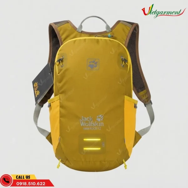 Balo trekking siêu nhẹ dung tích 12L màu vàng