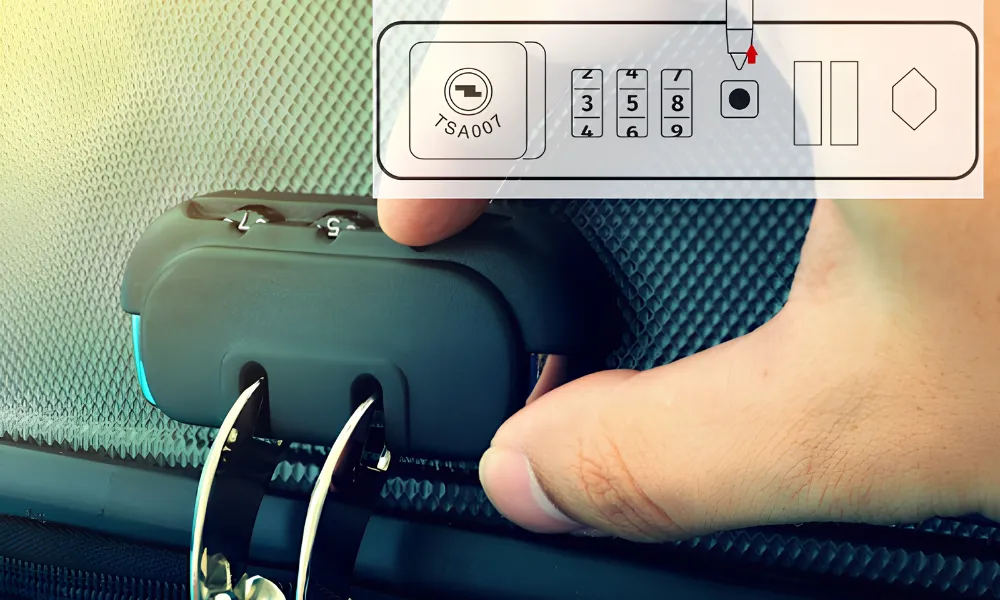 Cách đổi mật khẩu vali 3 số khi quên mã cũ