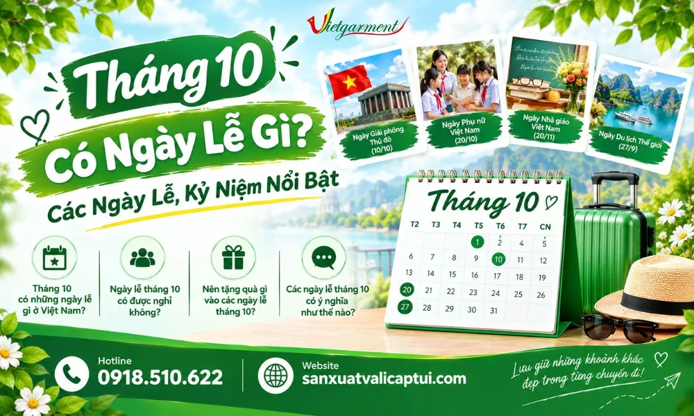 Tháng 10 có ngày lễ gì ở Việt Nam?